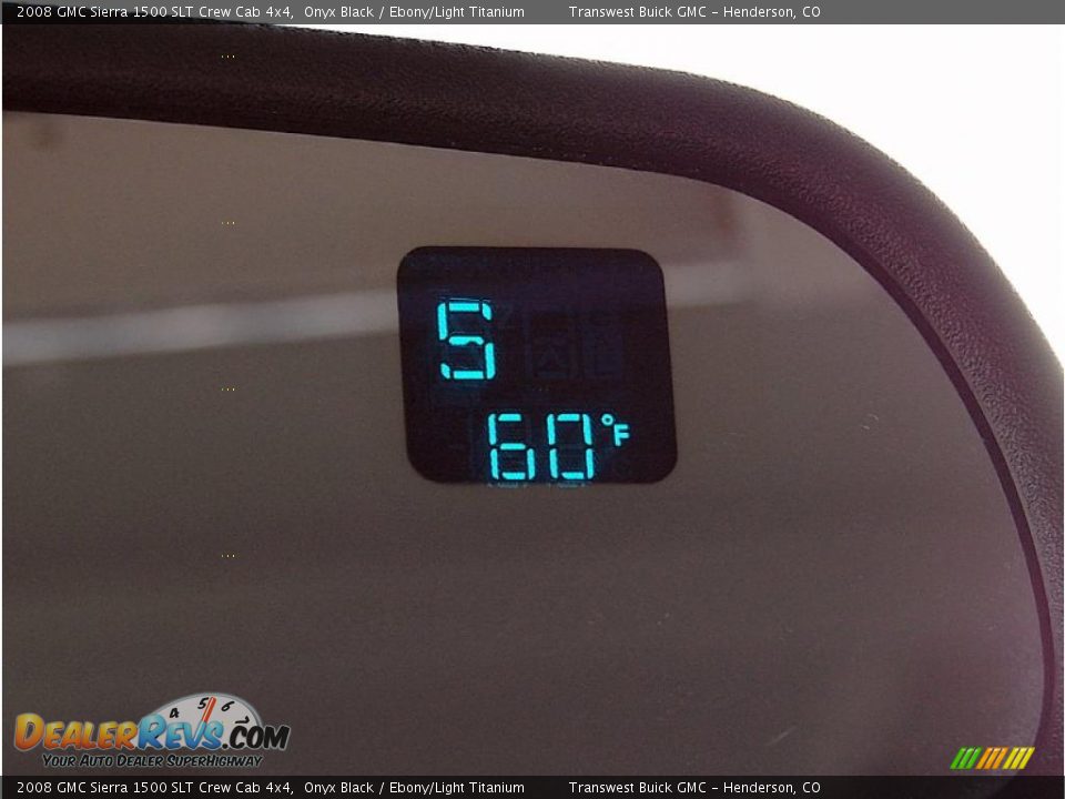 2008 GMC Sierra 1500 SLT Crew Cab 4x4 Onyx Black / Ebony/Light Titanium Photo #13