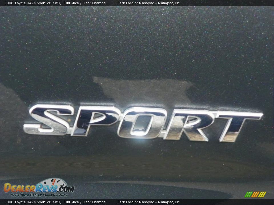 2008 Toyota RAV4 Sport V6 4WD Flint Mica / Dark Charcoal Photo #12