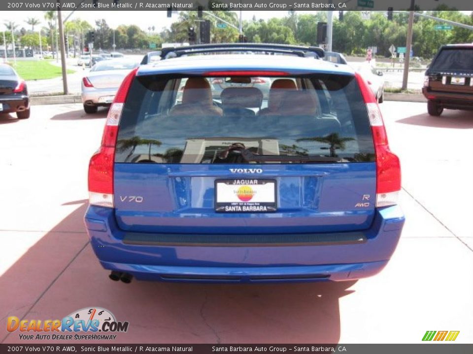 2007 Volvo V70 R AWD Sonic Blue Metallic / R Atacama Natural Photo #4