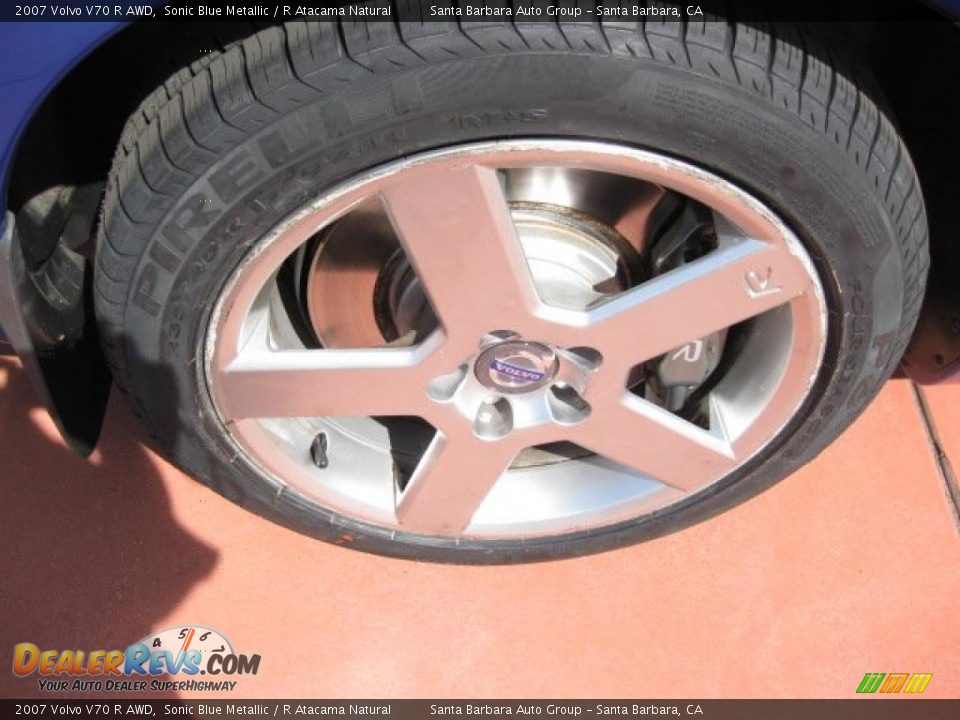 2007 Volvo V70 R AWD Sonic Blue Metallic / R Atacama Natural Photo #5