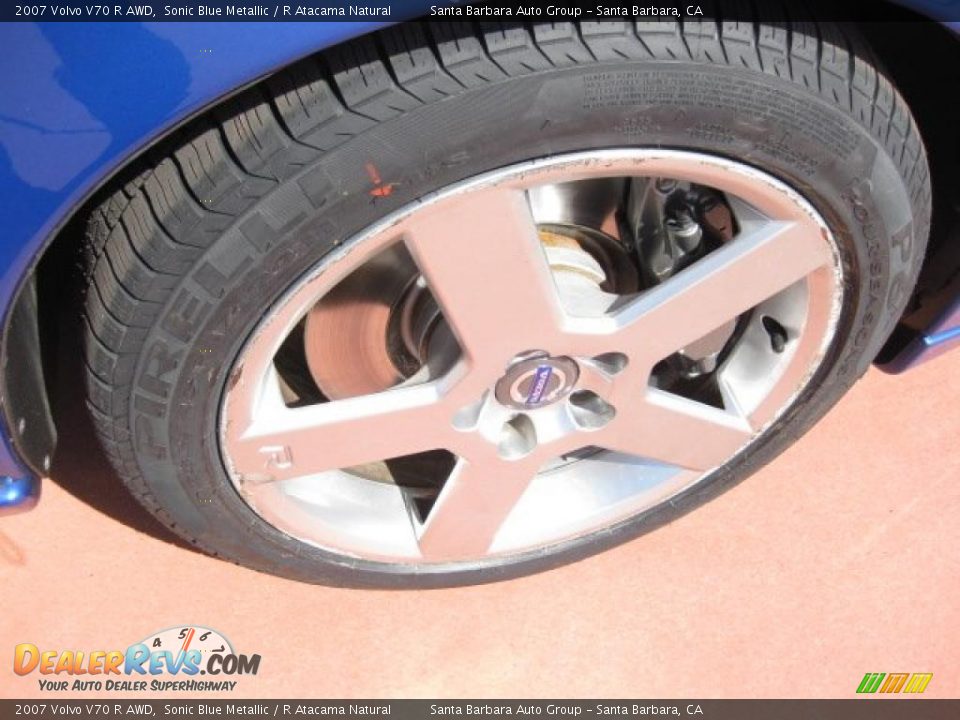 2007 Volvo V70 R AWD Sonic Blue Metallic / R Atacama Natural Photo #6
