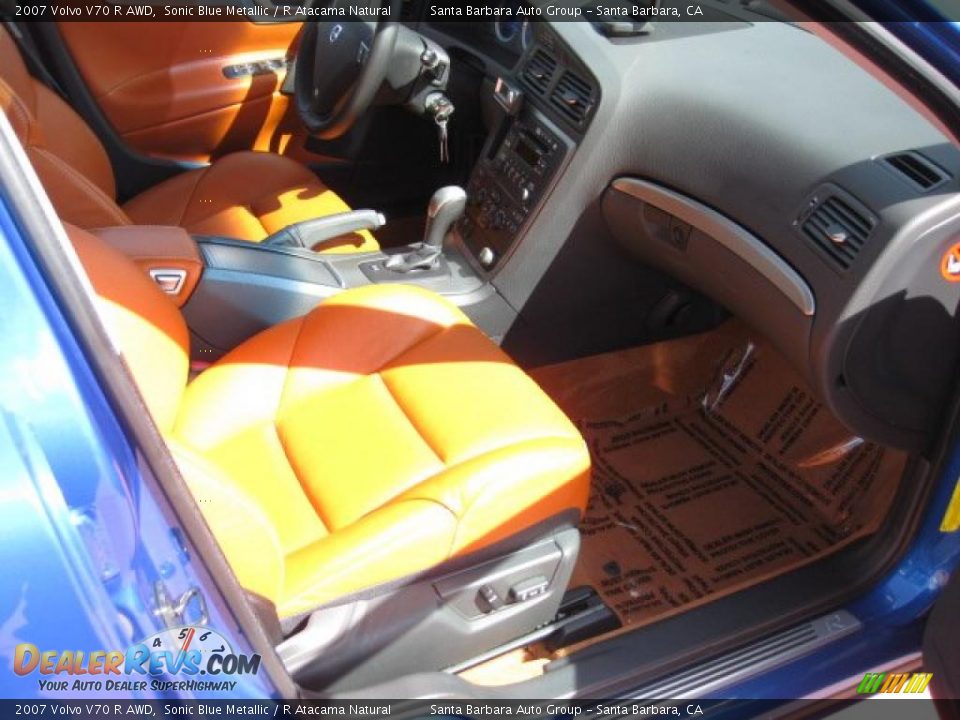 2007 Volvo V70 R AWD Sonic Blue Metallic / R Atacama Natural Photo #9