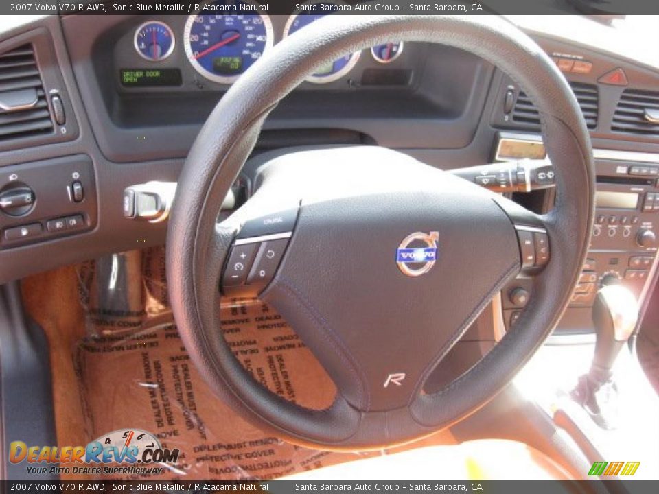 2007 Volvo V70 R AWD Sonic Blue Metallic / R Atacama Natural Photo #12