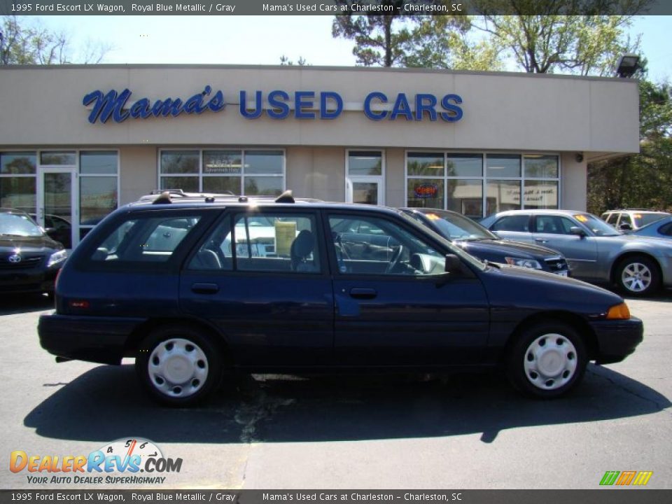 1995 Ford Escort LX Wagon Royal Blue Metallic / Gray Photo #1
