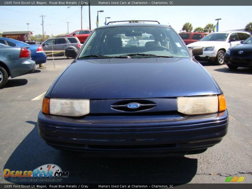 1995 Ford Escort LX Wagon Royal Blue Metallic / Gray Photo #3