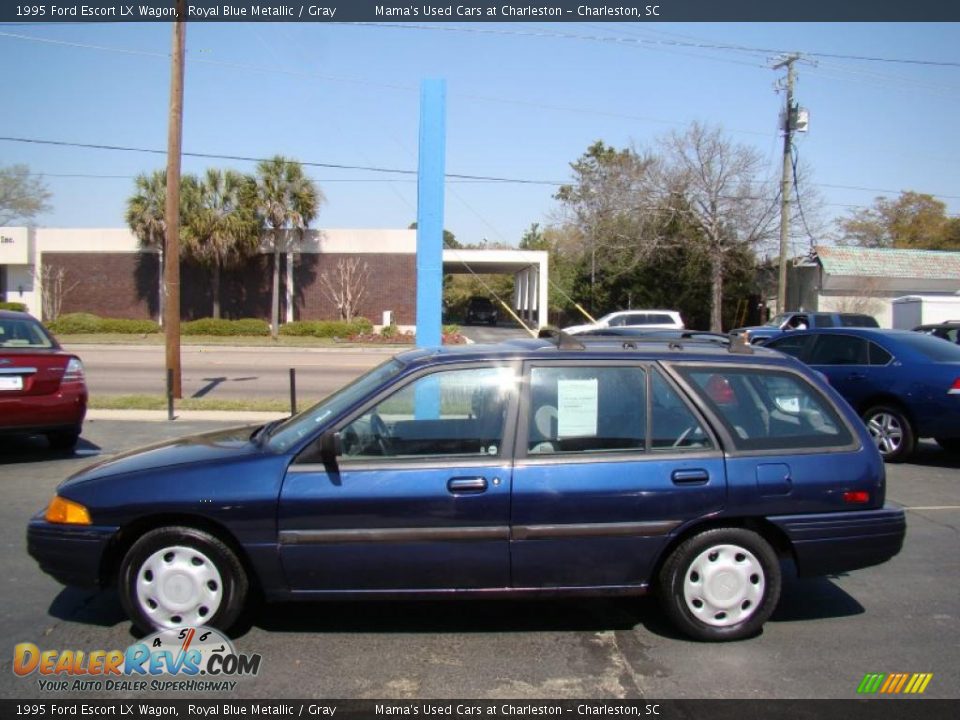 Royal Blue Metallic 1995 Ford Escort LX Wagon Photo #5