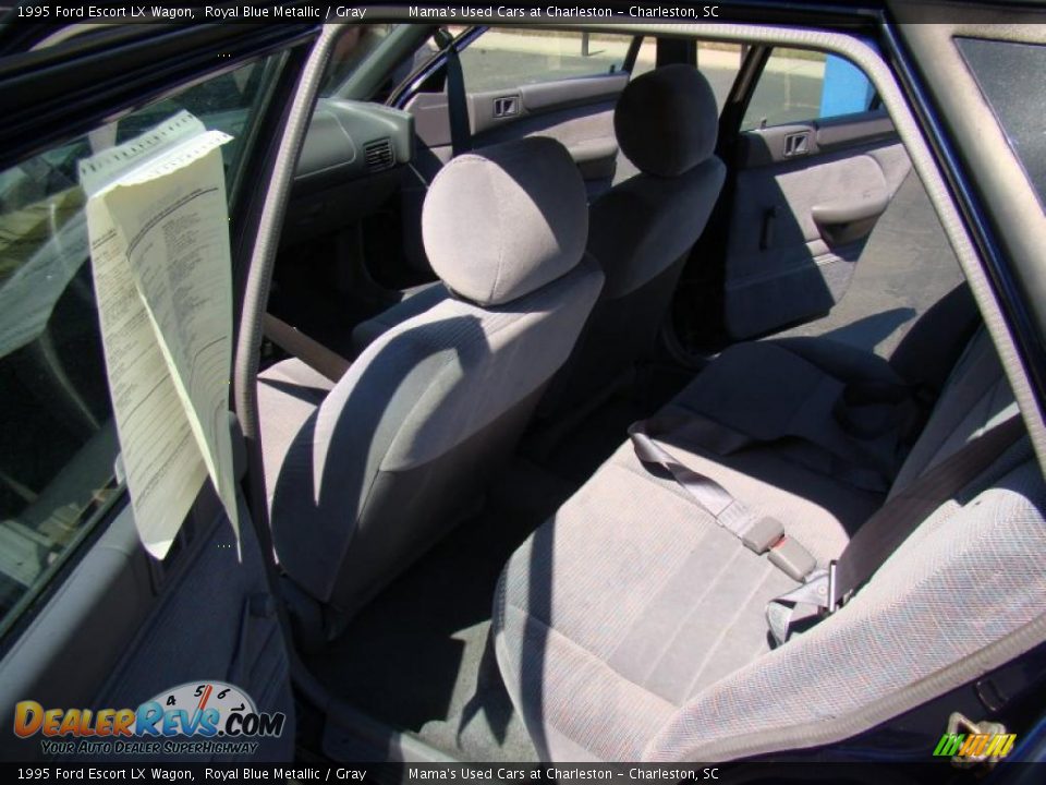 1995 Ford Escort LX Wagon Royal Blue Metallic / Gray Photo #11