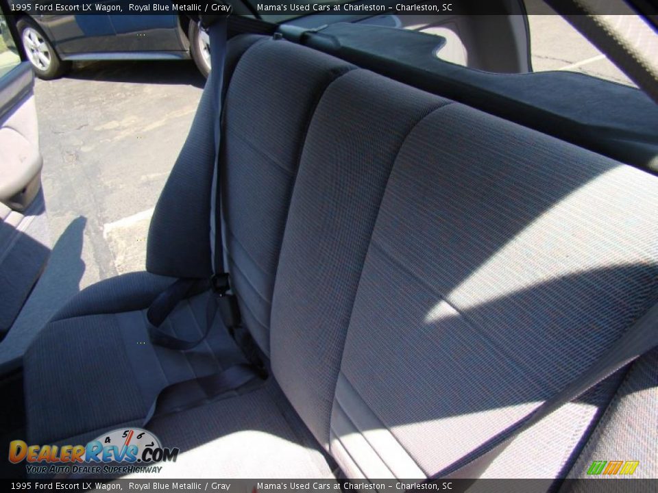 1995 Ford Escort LX Wagon Royal Blue Metallic / Gray Photo #12