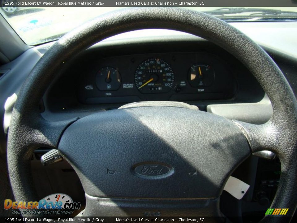 1995 Ford Escort LX Wagon Royal Blue Metallic / Gray Photo #23