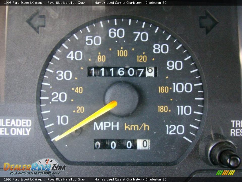 1995 Ford Escort LX Wagon Royal Blue Metallic / Gray Photo #25
