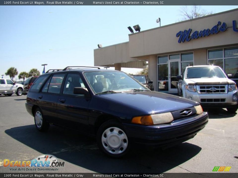 1995 Ford Escort LX Wagon Royal Blue Metallic / Gray Photo #29
