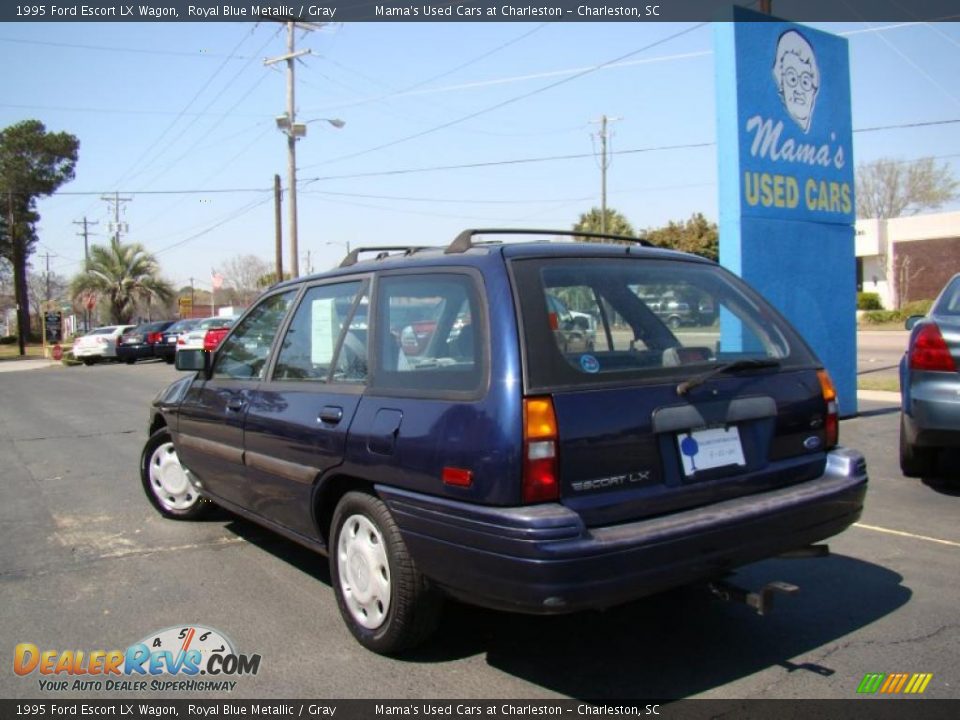 1995 Ford Escort LX Wagon Royal Blue Metallic / Gray Photo #30