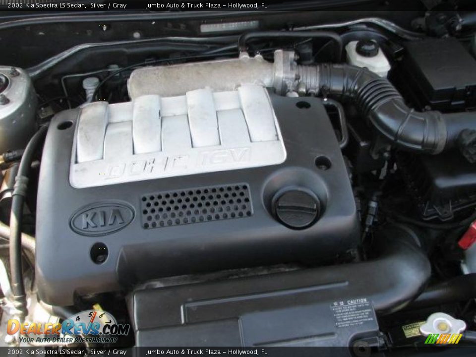 2002 Kia Spectra LS Sedan 1.8 Liter DOHC 16-Valve 4 Cylinder Engine Photo #22