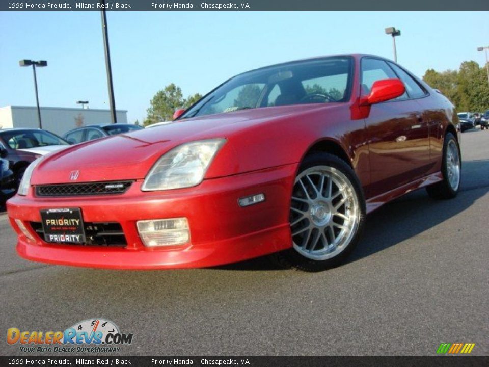 1999 Honda Prelude Milano Red / Black Photo #1