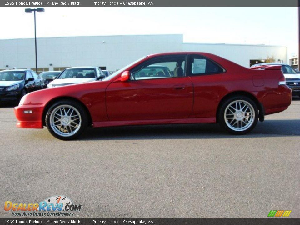 1999 Honda Prelude Milano Red / Black Photo #3