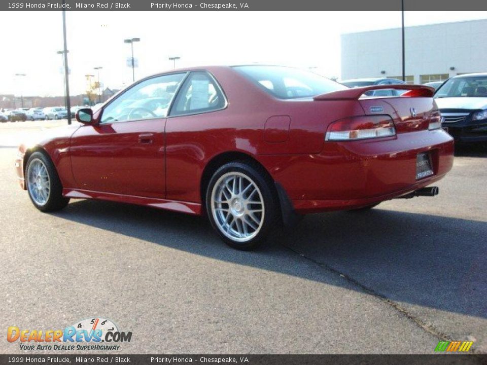 1999 Honda Prelude Milano Red / Black Photo #4