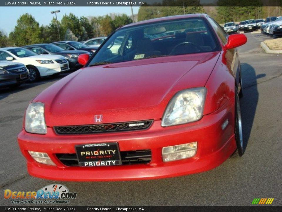 1999 Honda Prelude Milano Red / Black Photo #8