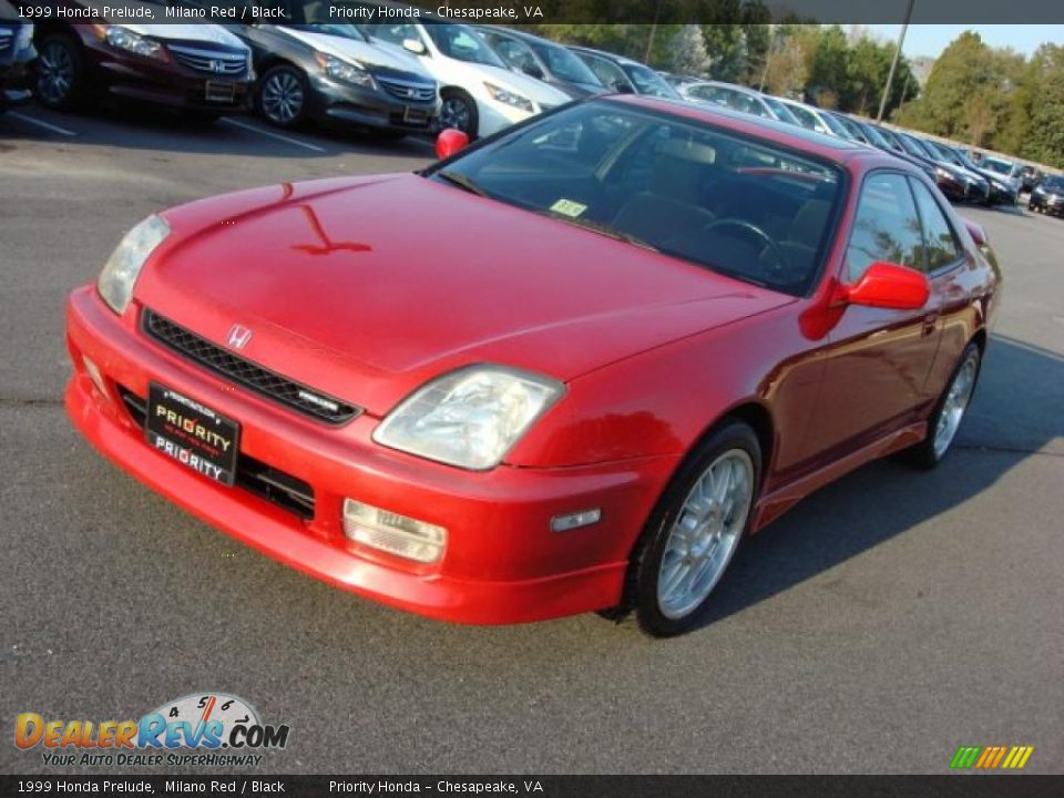 1999 Honda Prelude Milano Red / Black Photo #9