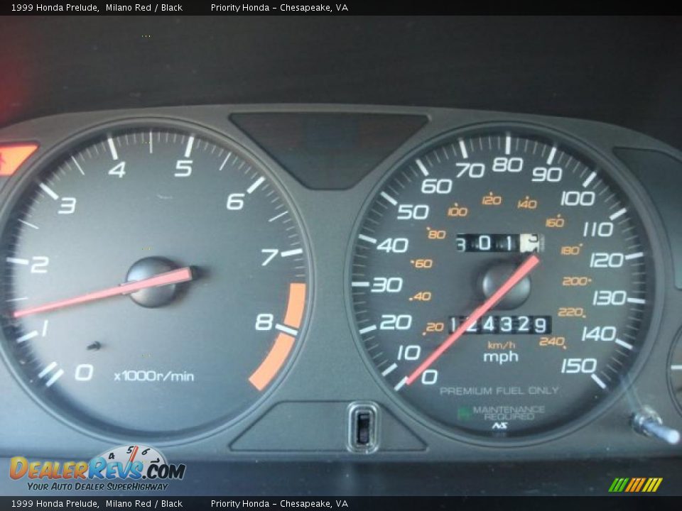 1999 Honda Prelude  Gauges Photo #13