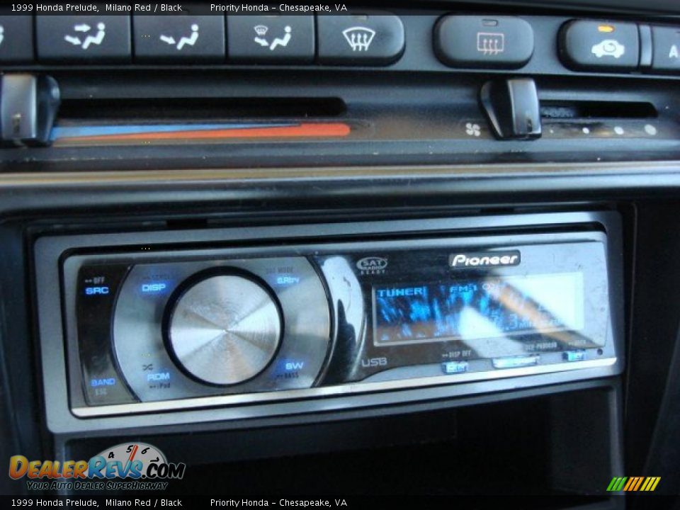 1999 Honda Prelude Milano Red / Black Photo #16