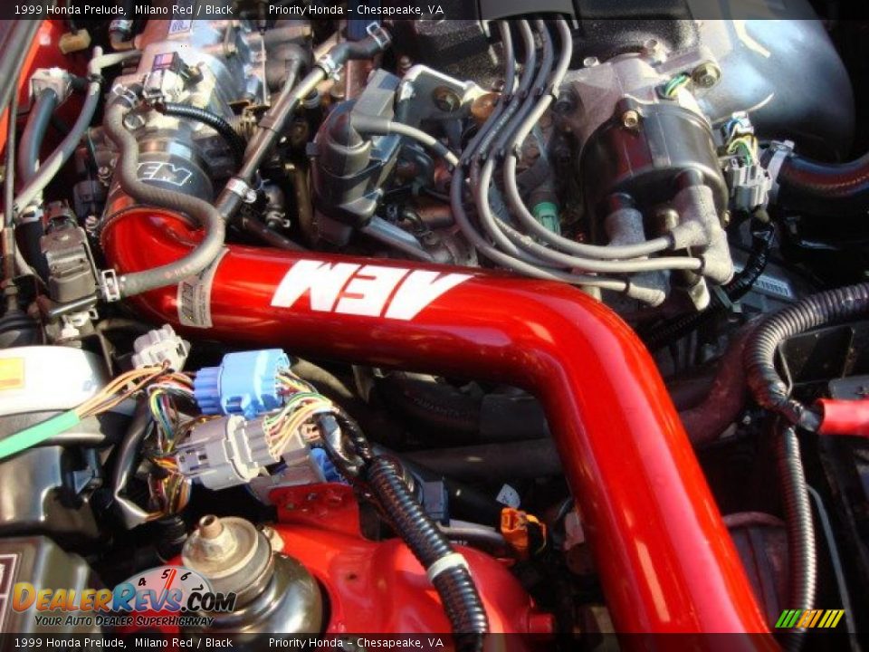 1999 Honda Prelude Milano Red / Black Photo #21