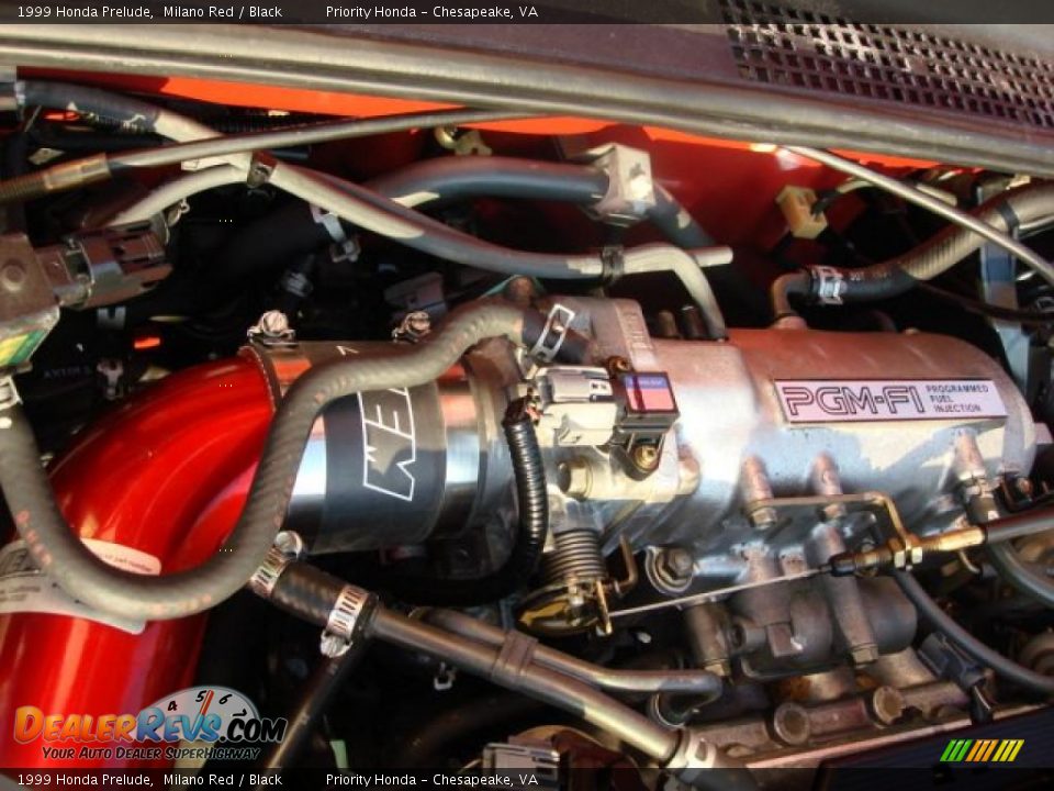 1999 Honda Prelude Milano Red / Black Photo #22