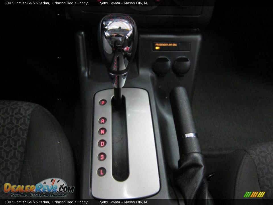 2007 Pontiac G6 V6 Sedan Shifter Photo #5
