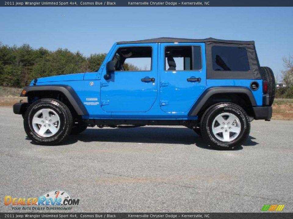 Cosmos blue jeep wrangler unlimited #1