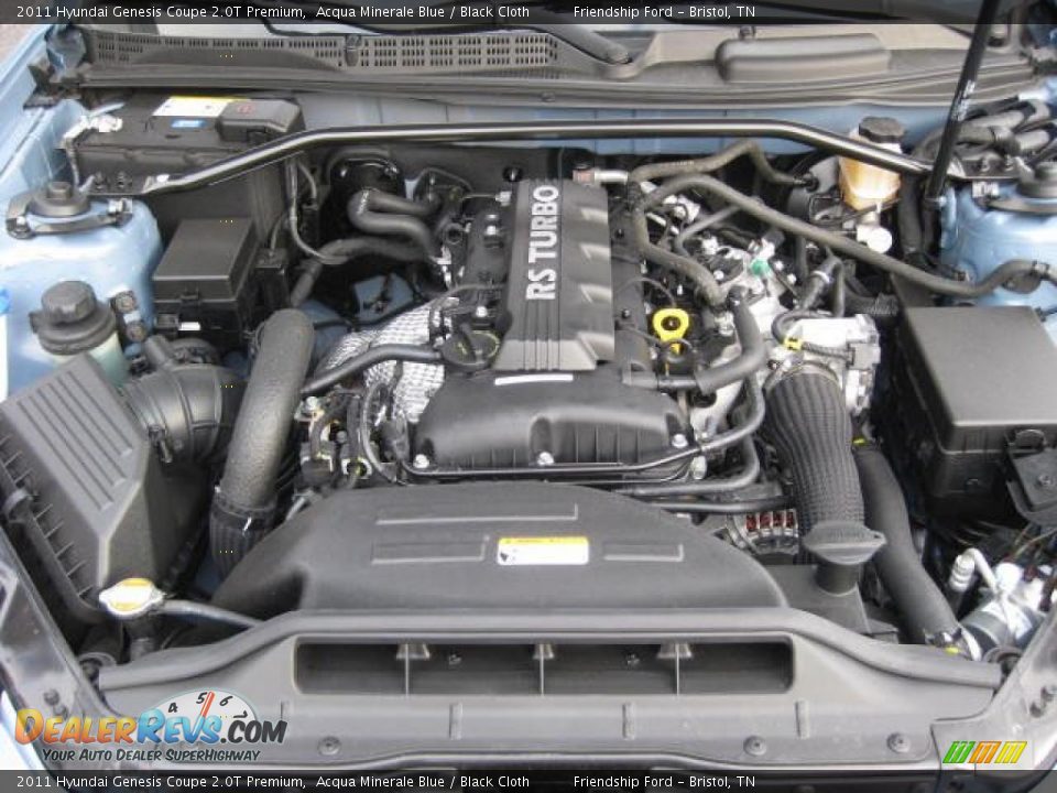 2011 Hyundai Genesis Coupe 2.0T Premium 2.0 Liter Turbocharged DOHC 16-Valve CVVT 4 Cylinder Engine Photo #10