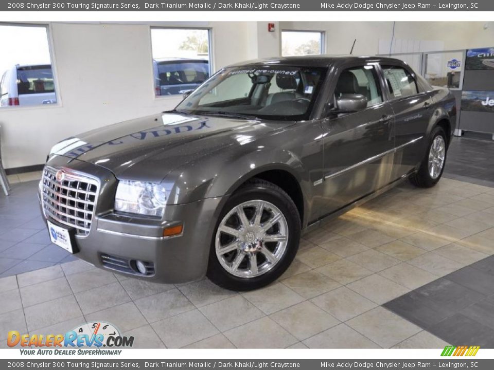 2008 Chrysler 300 Touring Signature Series Dark Titanium Metallic / Dark Khaki/Light Graystone Photo #1