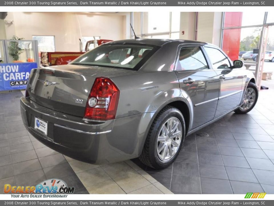 2008 Chrysler 300 Touring Signature Series Dark Titanium Metallic / Dark Khaki/Light Graystone Photo #4