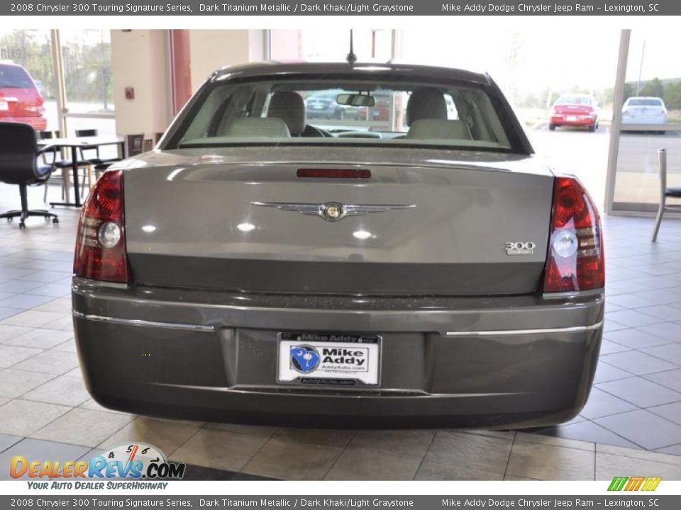2008 Chrysler 300 Touring Signature Series Dark Titanium Metallic / Dark Khaki/Light Graystone Photo #5