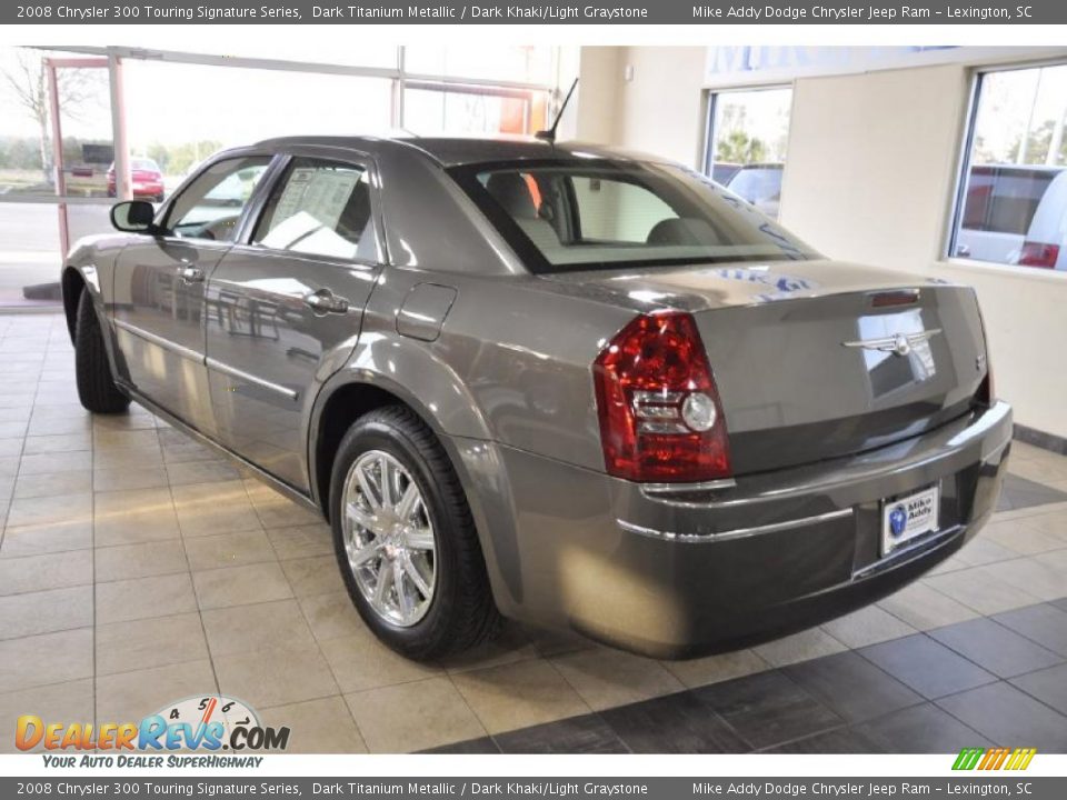 2008 Chrysler 300 Touring Signature Series Dark Titanium Metallic / Dark Khaki/Light Graystone Photo #6