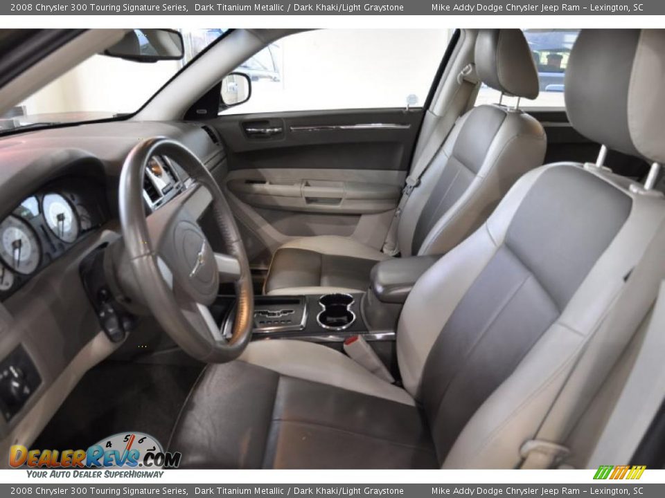 2008 Chrysler 300 Touring Signature Series Dark Titanium Metallic / Dark Khaki/Light Graystone Photo #8