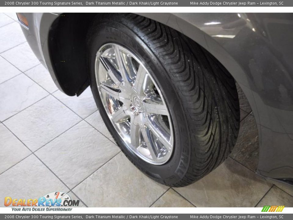 2008 Chrysler 300 Touring Signature Series Dark Titanium Metallic / Dark Khaki/Light Graystone Photo #20