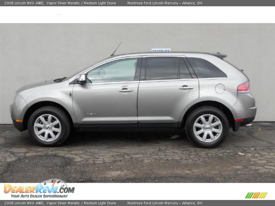 Vapor Silver Metallic 2008 Lincoln MKX AWD Photo #6