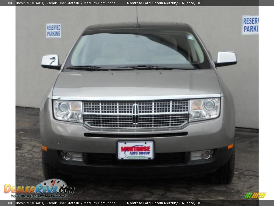 2008 Lincoln MKX AWD Vapor Silver Metallic / Medium Light Stone Photo #7