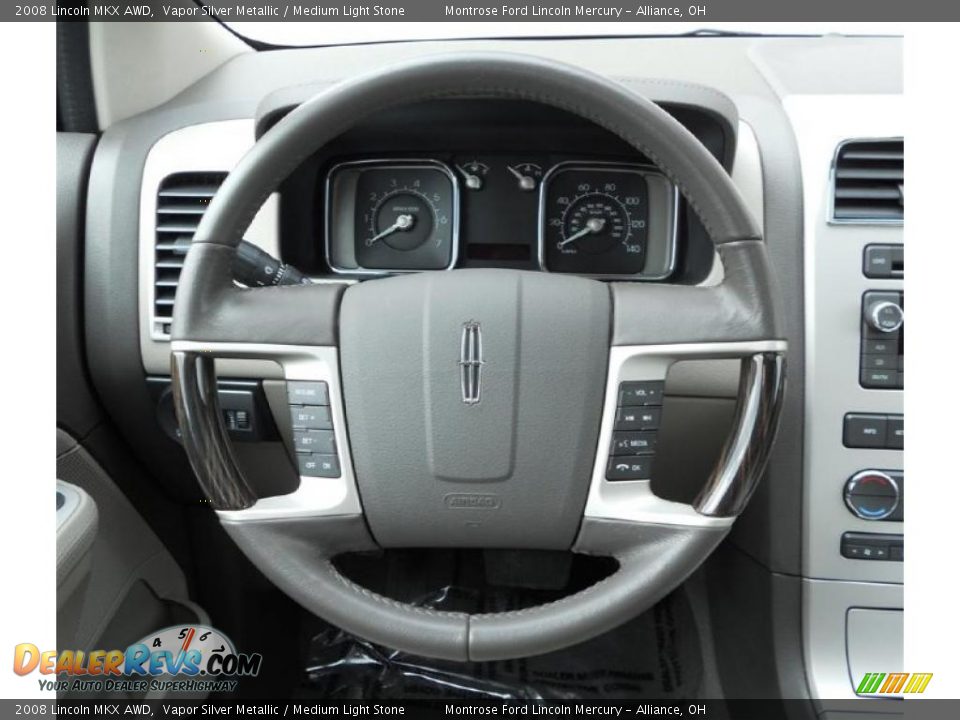 2008 Lincoln MKX AWD Steering Wheel Photo #9