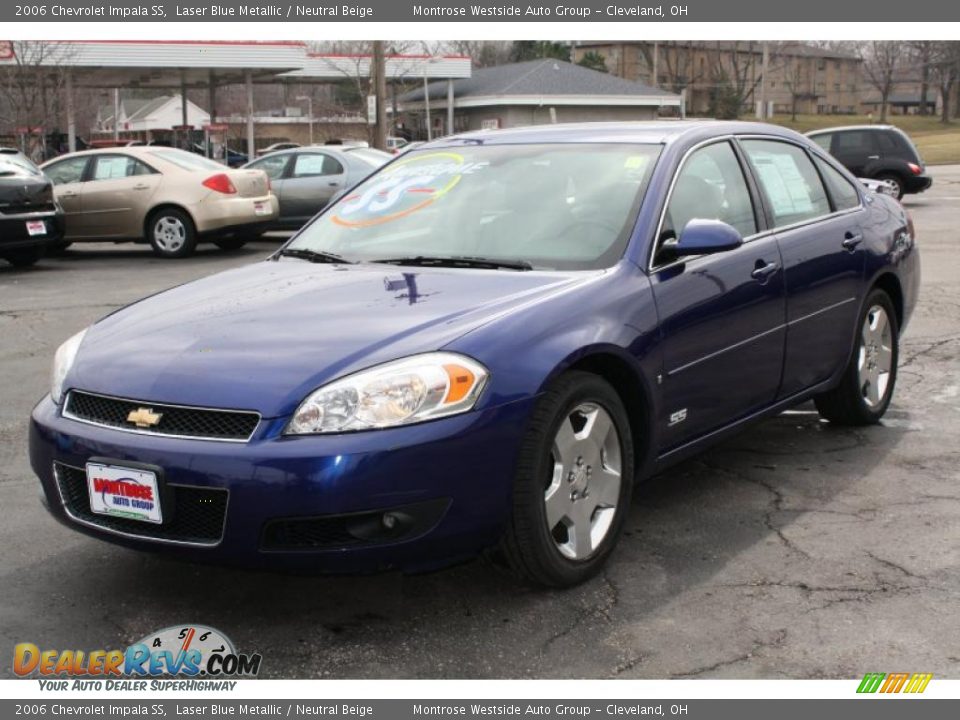 2006 Chevrolet Impala SS Laser Blue Metallic / Neutral Beige Photo #3