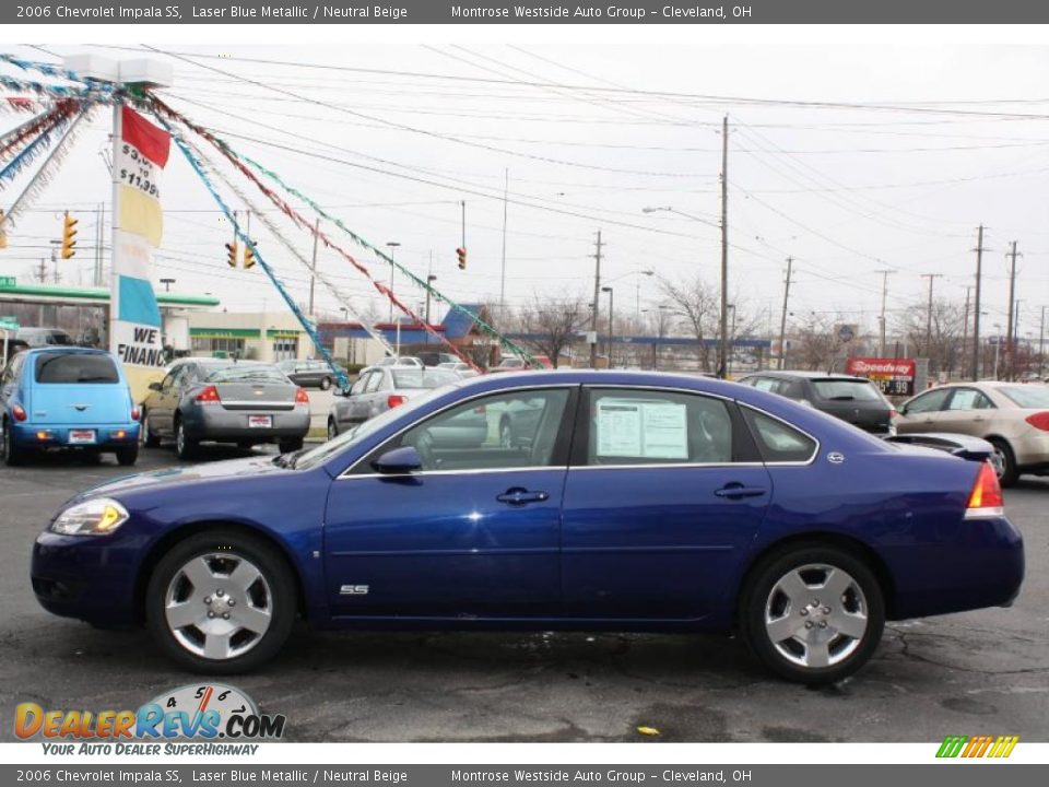 2006 Chevrolet Impala SS Laser Blue Metallic / Neutral Beige Photo #4