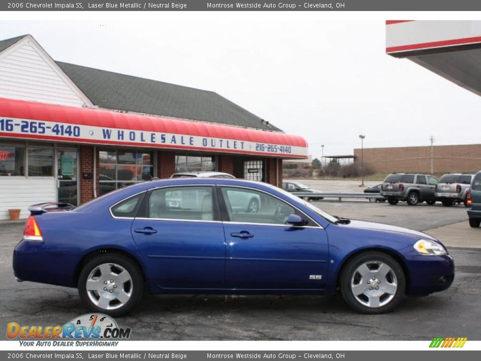 2006 Chevrolet Impala SS Laser Blue Metallic / Neutral Beige Photo #8