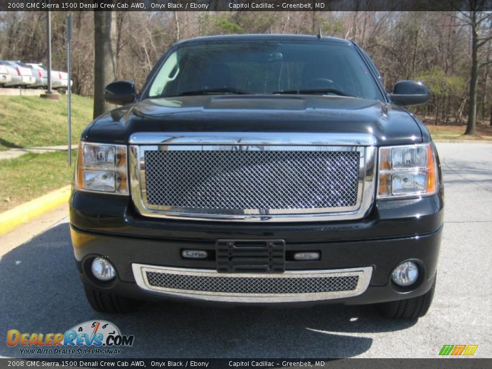 2008 GMC Sierra 1500 Denali Crew Cab AWD Onyx Black / Ebony Photo #7