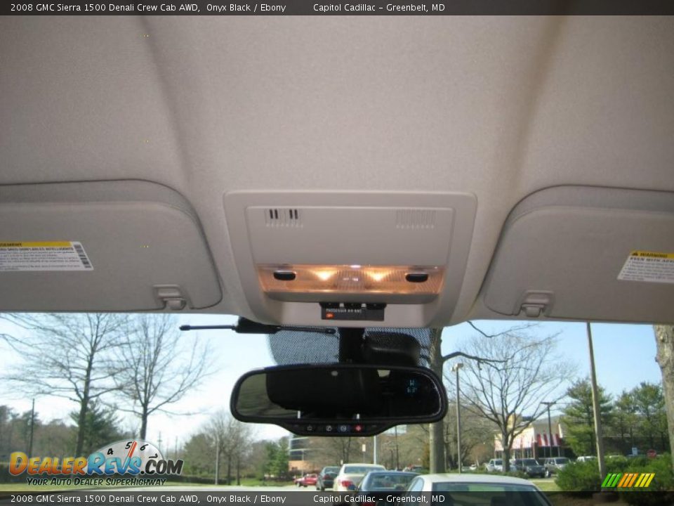 2008 GMC Sierra 1500 Denali Crew Cab AWD Onyx Black / Ebony Photo #15
