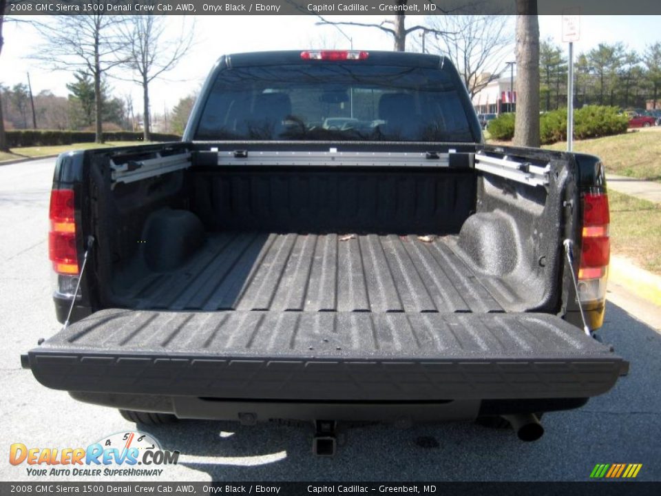 2008 GMC Sierra 1500 Denali Crew Cab AWD Onyx Black / Ebony Photo #21
