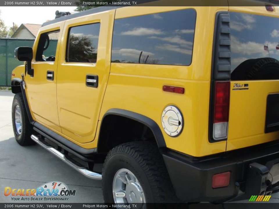 Yellow 2006 Hummer H2 SUV Photo #5