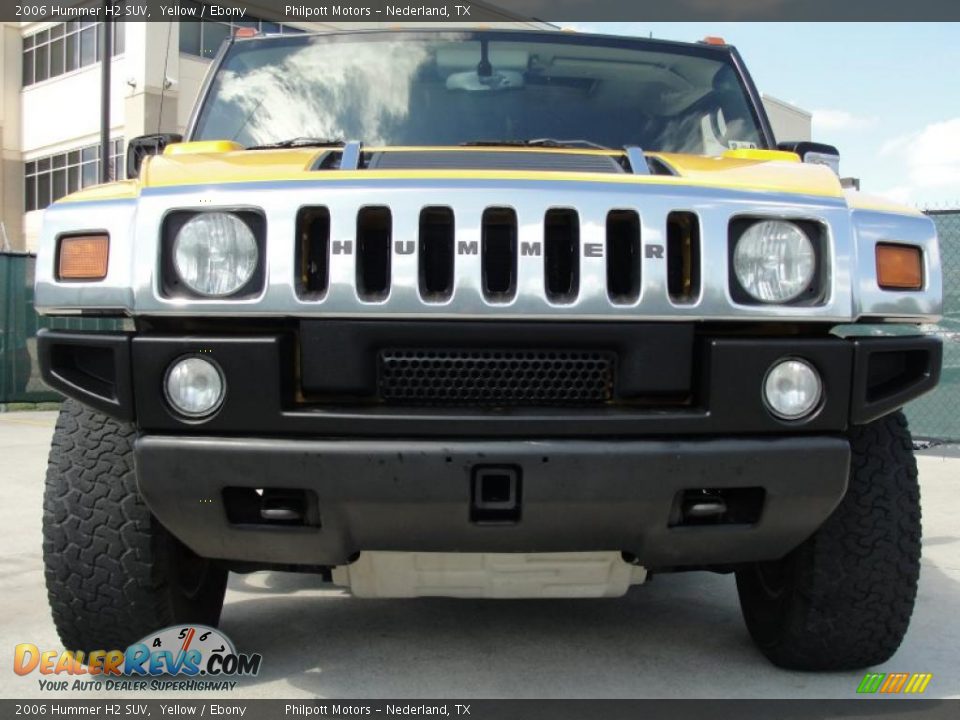 2006 Hummer H2 SUV Yellow / Ebony Photo #9