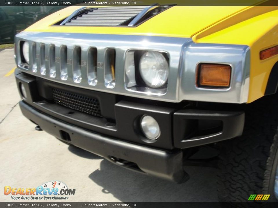 Yellow 2006 Hummer H2 SUV Photo #11