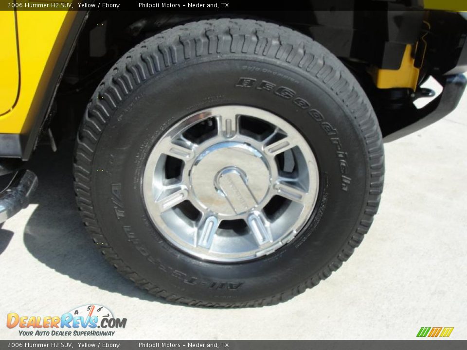 2006 Hummer H2 SUV Yellow / Ebony Photo #15