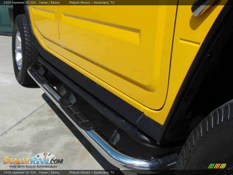 2006 Hummer H2 SUV Yellow / Ebony Photo #16