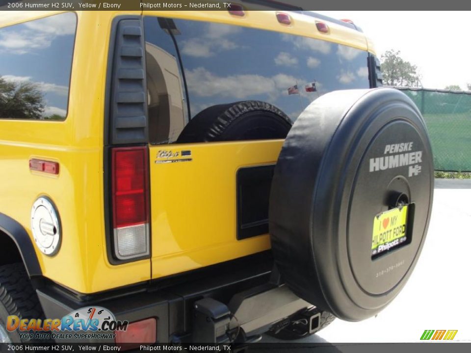 2006 Hummer H2 SUV Yellow / Ebony Photo #19